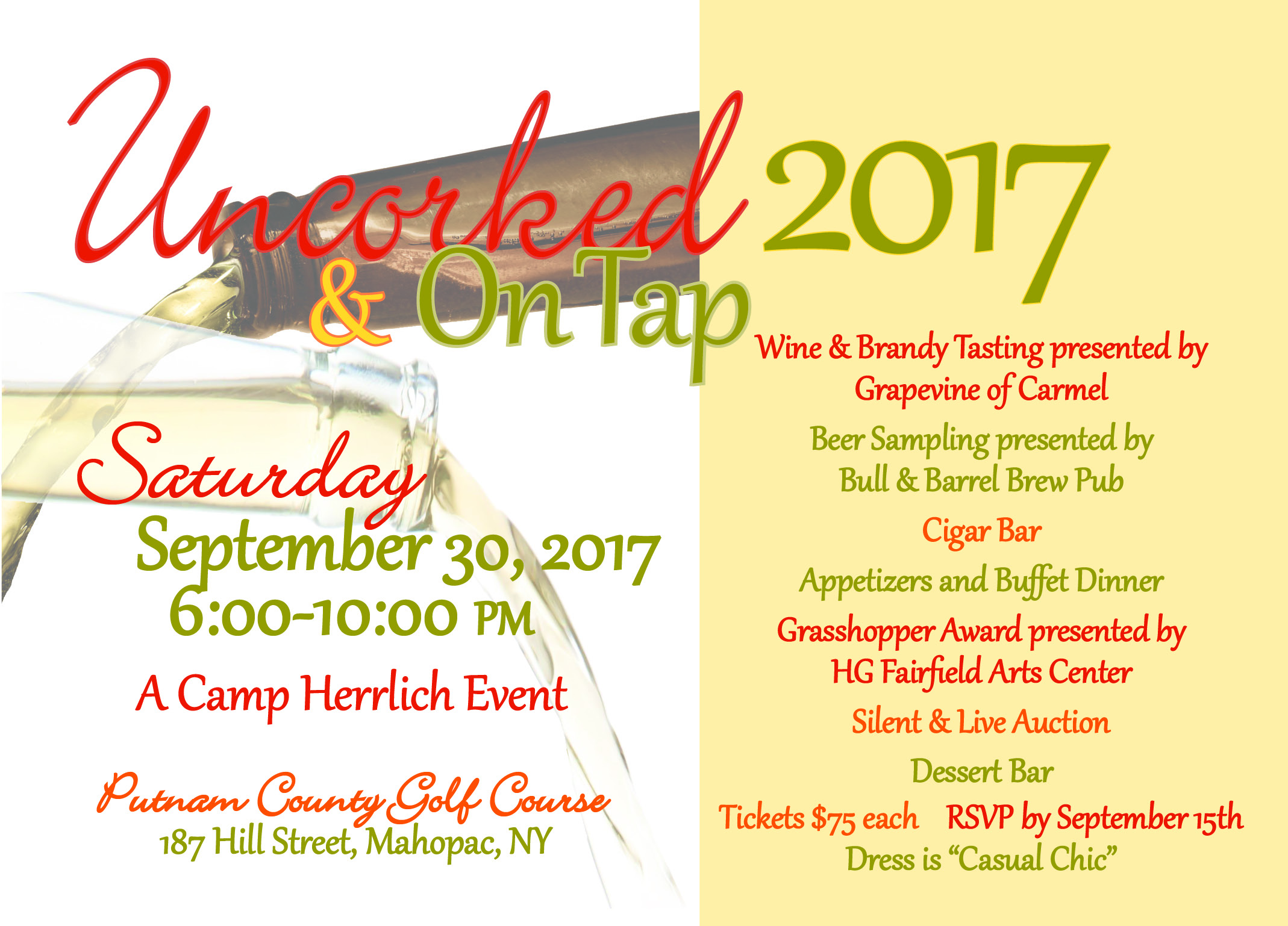 Uncorked and On Tap Invite